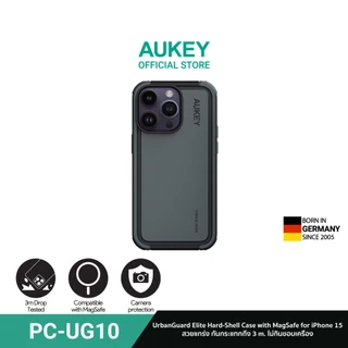 AUKEY PC-UG10 เคสไอโฟน เคสไอโฟน 15 Series UrbanGuard Elite เคสแม่เหล็ก MagSafe กันกระแทก