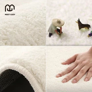 MEET COZY พรมปูพื้น ผ้าแคชเมียร์เทียม carpet นุ่ม พรมปูพื้นห้อง พรมปูห้องนอน#1 DB-Leo