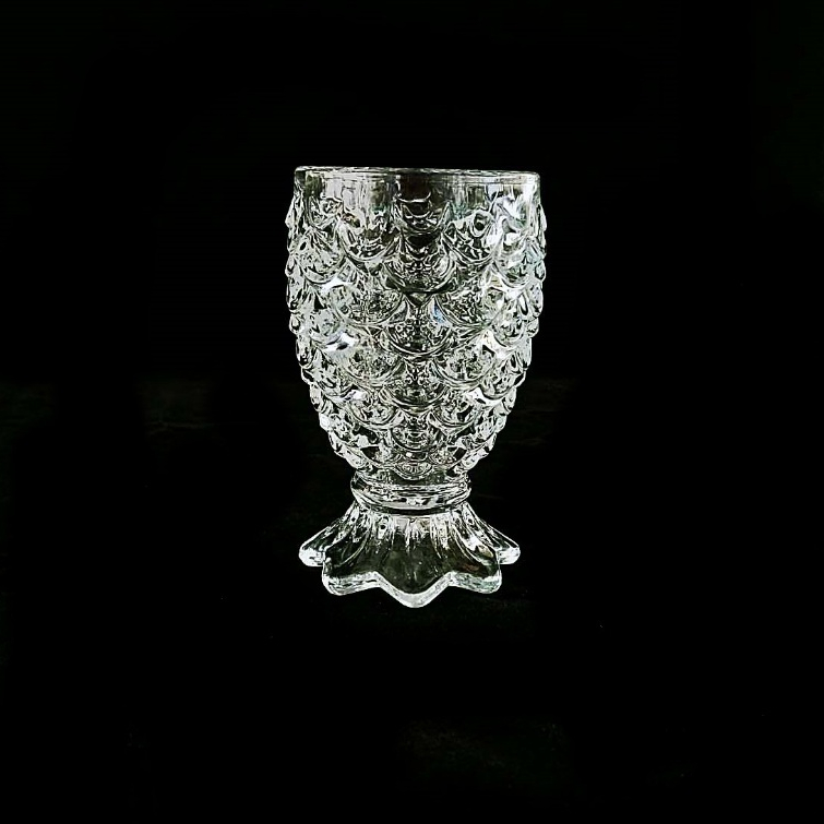 GLASS HUB - PINEAPPLE K7922/PB6 - แก้วน้ำ แก้ว แก้วขาคริสตัลลายสัปปะรด เนื้อใส สำหรับใส่เครื่องดื่ม