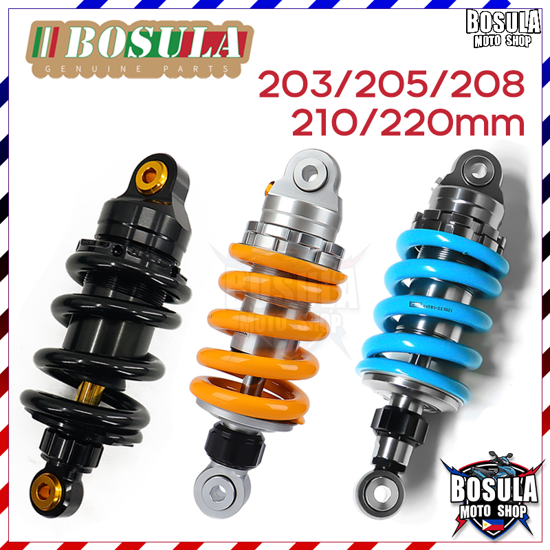 BOSULA โช๊คหลัง ขนาด (สปริง 4 รอบครึ่ง) สำหรับYAMAHA SPARK135 X1R EXCITER150/155VVA พร้อมใส่โช๊คหลัง