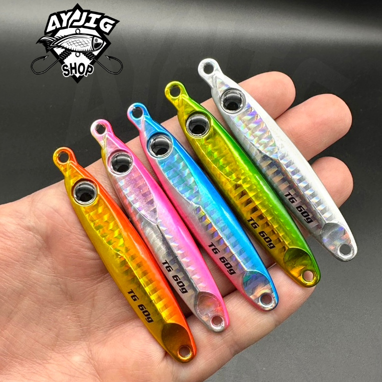 [ ส่ง1-3วัน ] AY Jig [TG2] Tungsten Jig lure ทังสเตน 60G สีต่างๆ งานสีเนี้ยบมาก สีดีไม่ลอกง่ายๆ