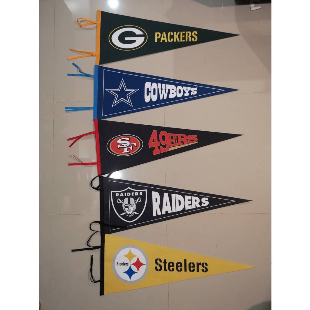 NFL Triangle Flag Size 30x75 cm Only 5 Teams