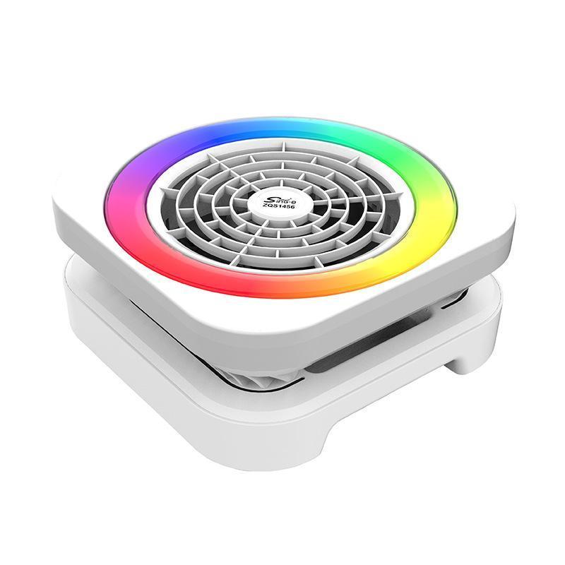 ใหม่ ลำโพงบลูทูธพัดลม 2in1 รุ่น ZQS-1456 เสียงดี เบสแน่นมาก สนุกไปกับเสียงเพลง มีไฟLEDปรับได้หลายสี