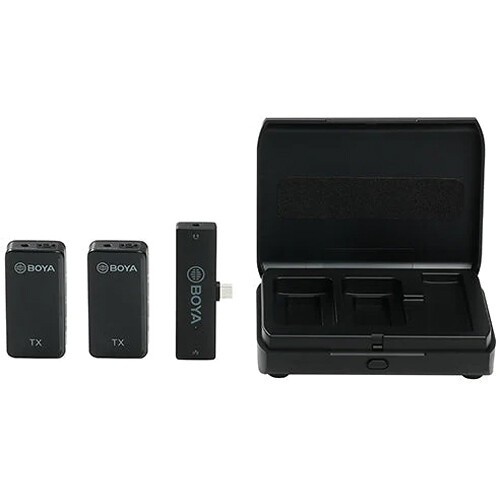 BOYA BY-XM6-K3 Wireless Microphone System with Lightning Connector for iOS Devices (2.4 GHz) by Fotofile