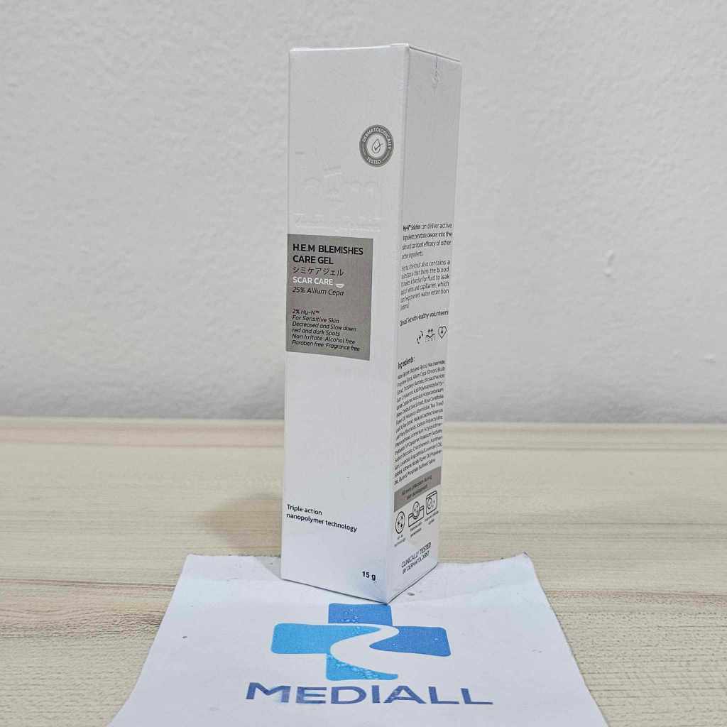H.E.M Blemishes Care Gel 15 g เอชอีเอ็ม เจล ลดรอยดำ และ รอยแผลเป็น ลดรอยสิว 15 กรัม hem