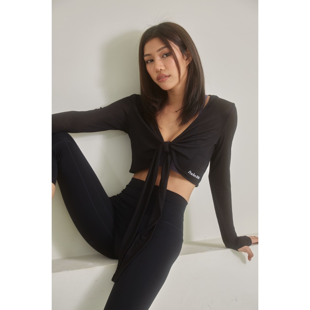 Peaches ACTIVE เสื้อคลุมออกกำลังกายมีฮู๊ด Cover Hood Wrap Back