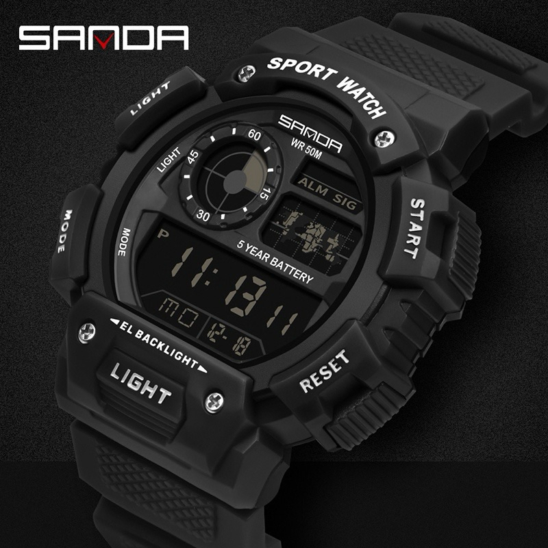 นาฬิกา sanda รุ่น 6009 ของแท้ 💯% มีประกัน !!!