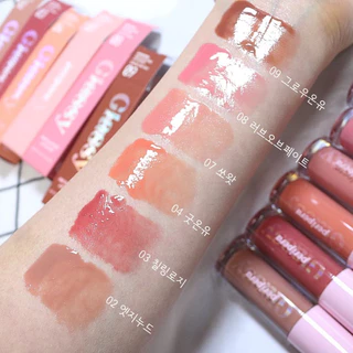 (ราคาSale=ใกล้หมดอายุ) PERIPERA Ink Glasting Lip Gloss 4.5ml ลิปกลอส เพอริเพอร่า