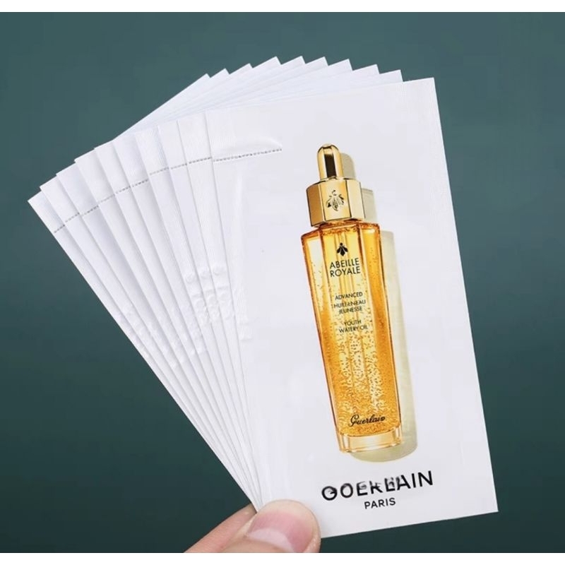 ออยล์บำรุงผิวหน้าฟื้นฟูผิวให้อิ่มฟู  ของแท้💯เกอแลงค์ Abeille Royale Youth Watery Oil. 0.5ml แบบซอง