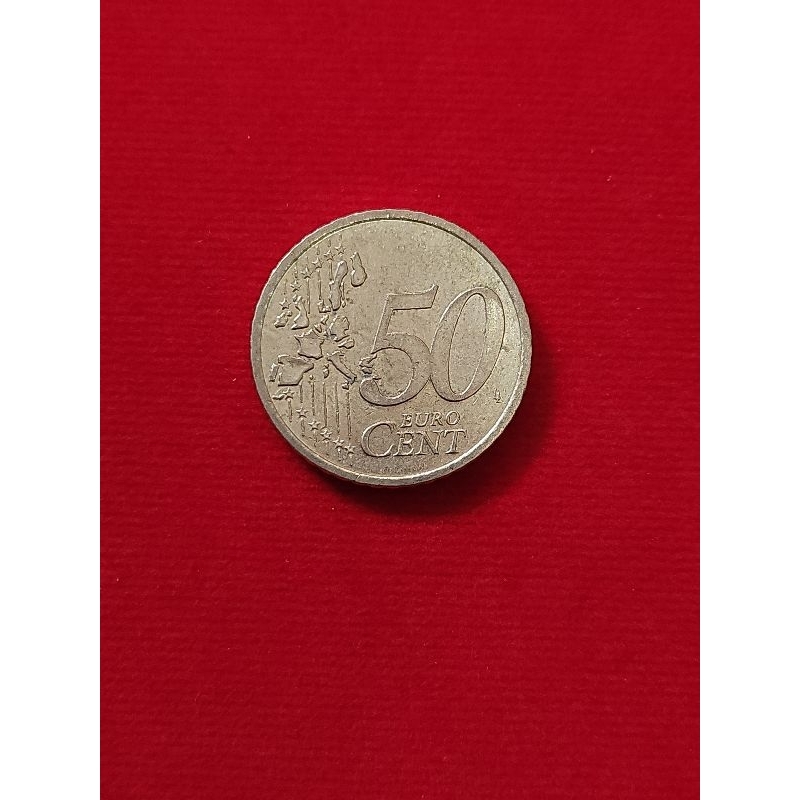เหรียญ​ไอแลนด์​ Ireland​ ​50 Euro cent สภาพสวย รับประกันแท้💯