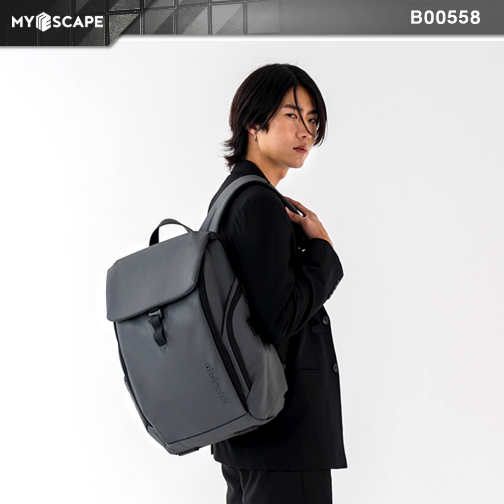 กระเป๋าเป้สะพายหลัง ใส่โน๊ตบุ๊ค 17 นิ้ว ARCTIC HUNTER BY MYESCAPEBAG รุ่น B00558 (กันน้ำ+USB+ Laptop 17)