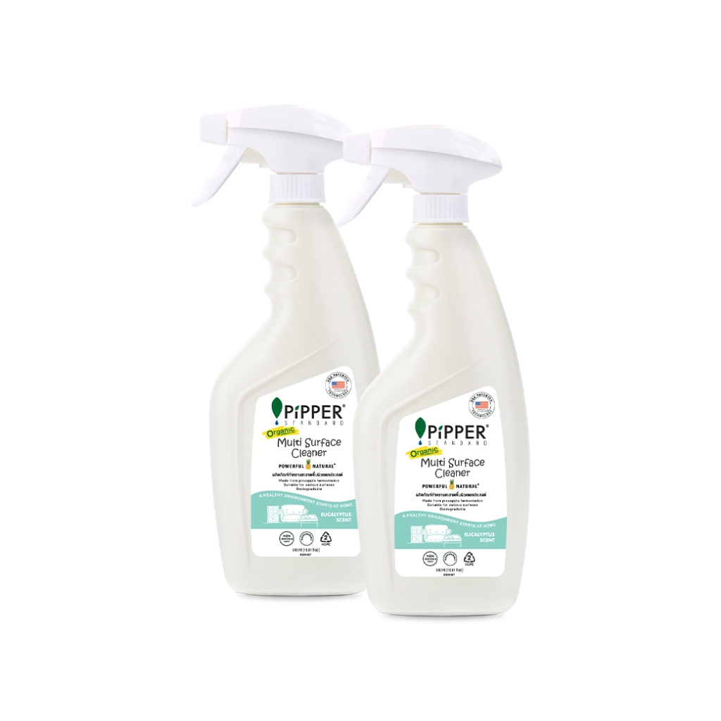 Pipper Standard ผลิตภัณฑ์ทำความสะอาดอเนกประสงค์ กลิ่นยูคาลิปตัส ขนาด 500 มล.แพ็คคู่