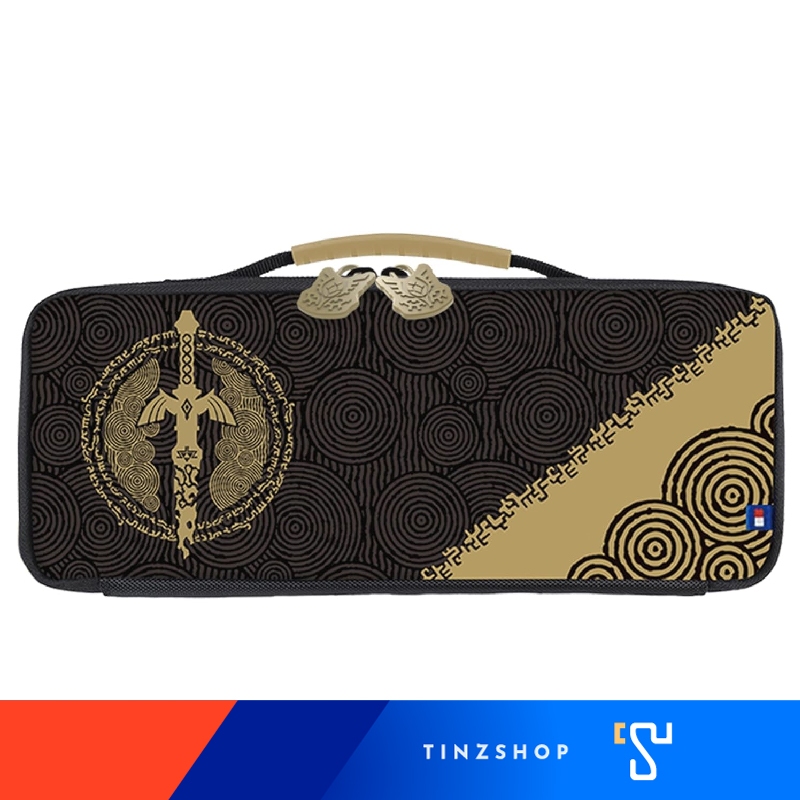 [Synnex] HORI Nintendo Switch Cargo Pouch Zelda Tear : AC Adapter and Split Pad Pro / กระเป๋าใส่จอยโฮริ ขนาดพกพา(49CPZL)
