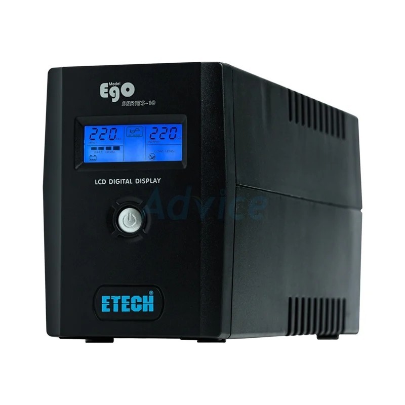 UPS (เครื่องสำรองไฟ) 1000VA ETECH Ego