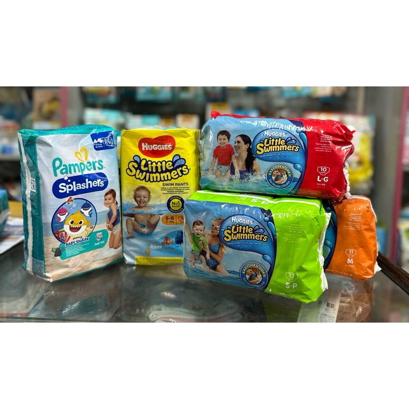 แพมเพิสว่ายน้ำ Huggie Little Swimmers กางเกงผ้าอ้อมว่ายน้ำ