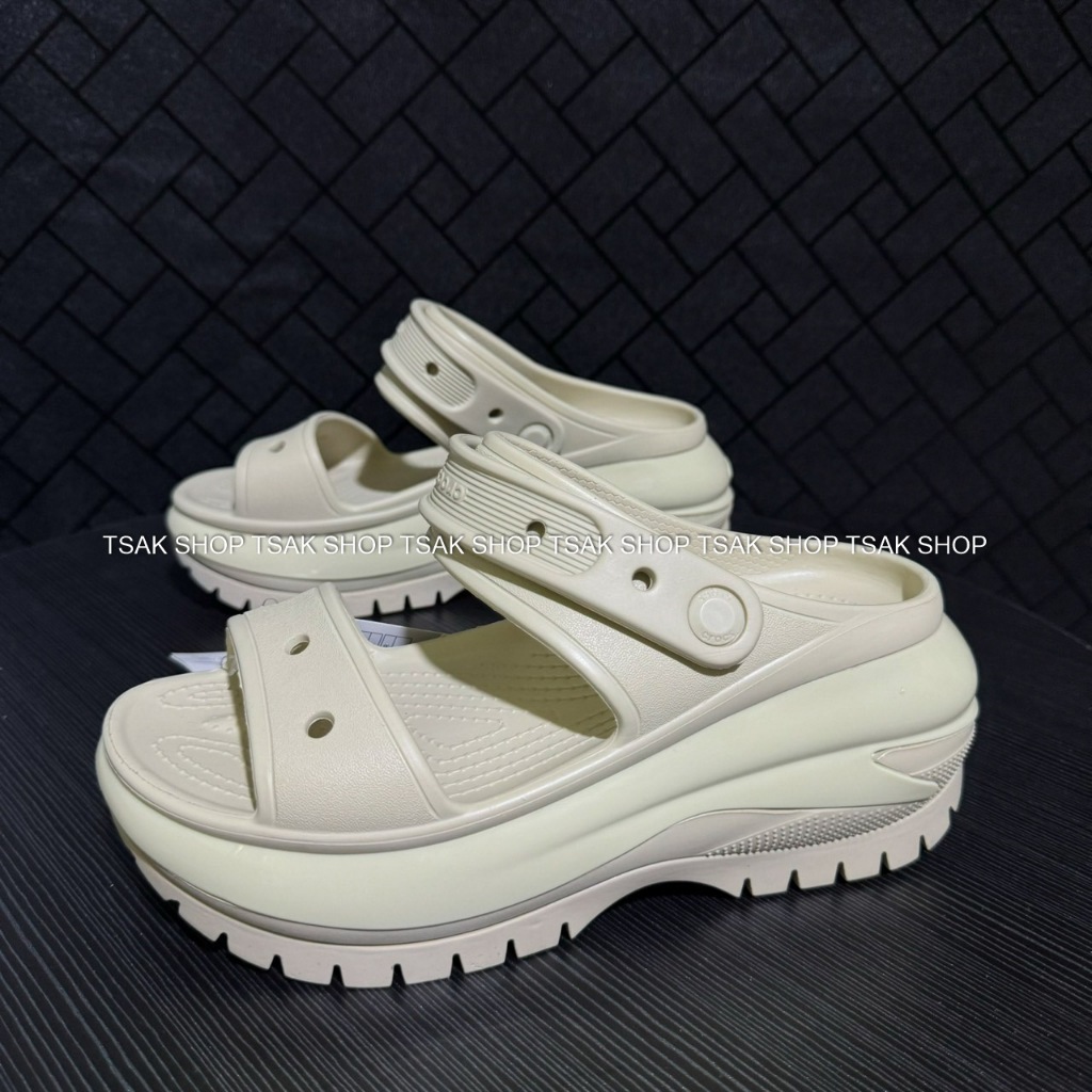 รองเท้าแตะแบบ เสริมส้น รุ่นMega CR Slide สำหรับวัยรุ่น ใส่เสริมสูง สวยมาก พร้อมส่ง