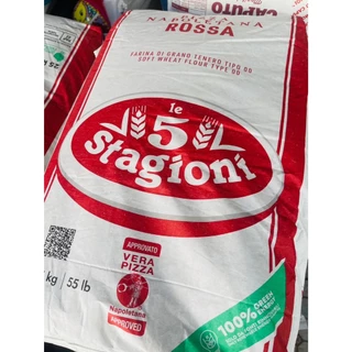 แป้งพิซซ่า Le5 Stagioni NAPOLETANA Tipo"00" ออกใบกำกับภาษีได้ ชนิดแบ่งบรรจุ(Repacked) ขนาด 1 Kg.
