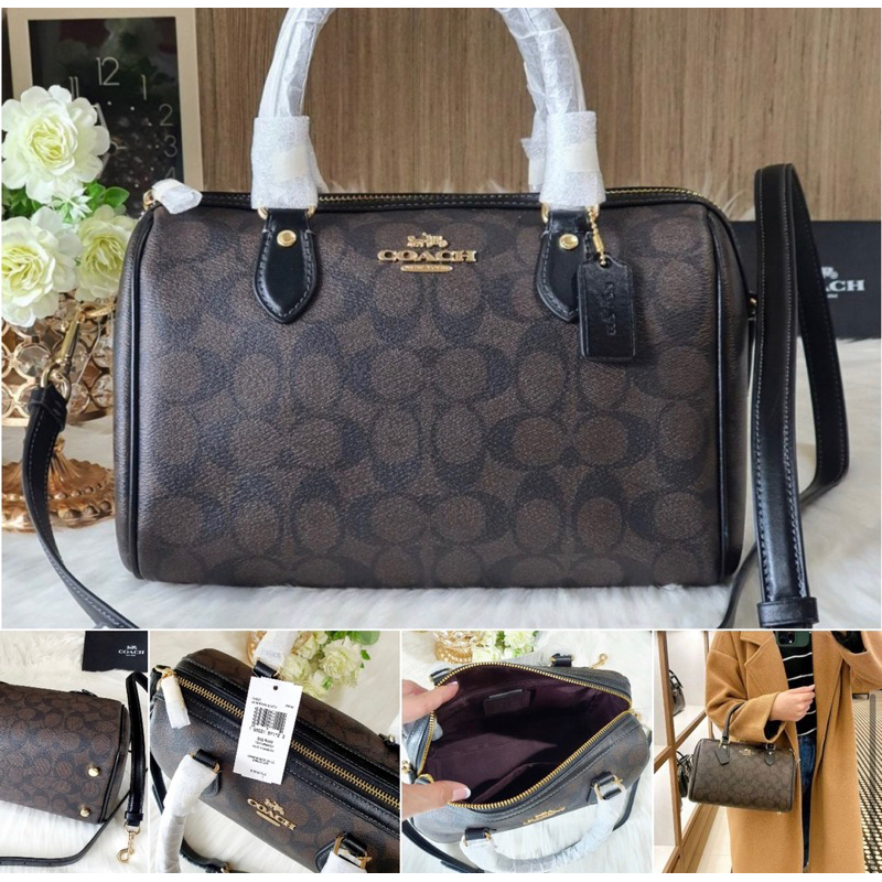 รุ่นใหม่และรุ่นเก่า ROWAN SATCHEL IN SIGNATURE CANVAS CH280 CH486 CR122 หมอน