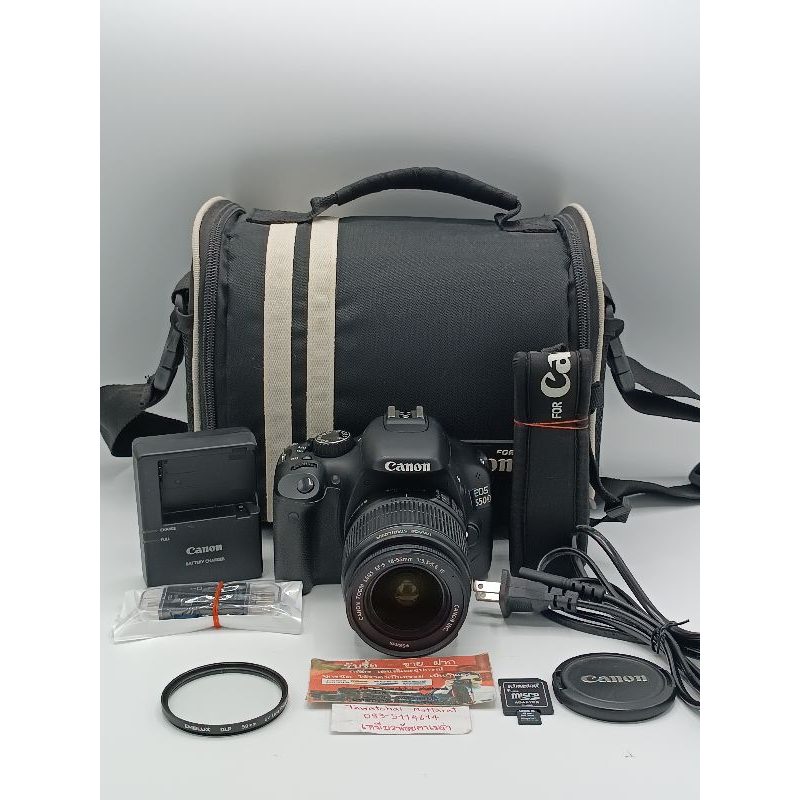 กล้อง Canon 550D + 18-55 F3.5-5.6 IS กล้องมือสอง เลนส์มือสอง