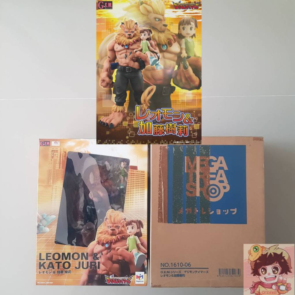 BANDAI DIGIMON PRECIOUS G.E.M. SERIES Digimon Tamers - Leomon & Katou Juri ดิจิม่อน เลโอมอน คาโตะ จู