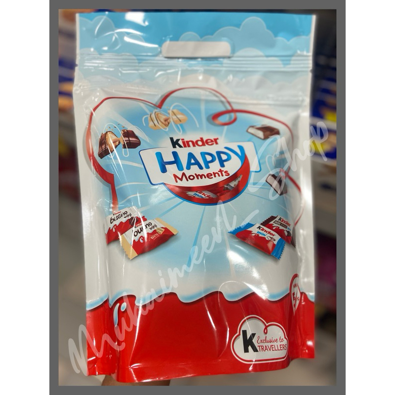 Kinder bueno ช๊อคโกแลตเวเฟอร์ถุงใหญ่ (Happy Moment )54 ชิ้น