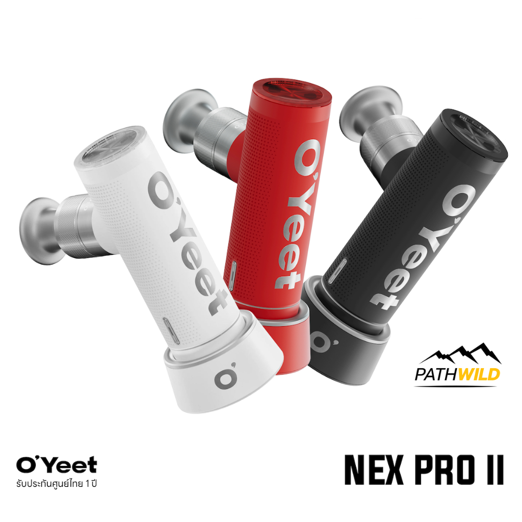 OYEET NEX PRO II MASSAGE GUN เครื่องนวดกล้ามเนื้อ ขนาดเล็ก พกพาได้ง่าย ช่วยฟื้นฟูกล้ามเนื้อจากอาการเ