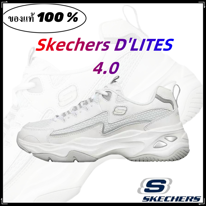 Skechers สเก็ตเชอร์ส รองเท้าผู้หญิง Women and man D'lites 4.0 Sport shoes ของแท้ 100 %