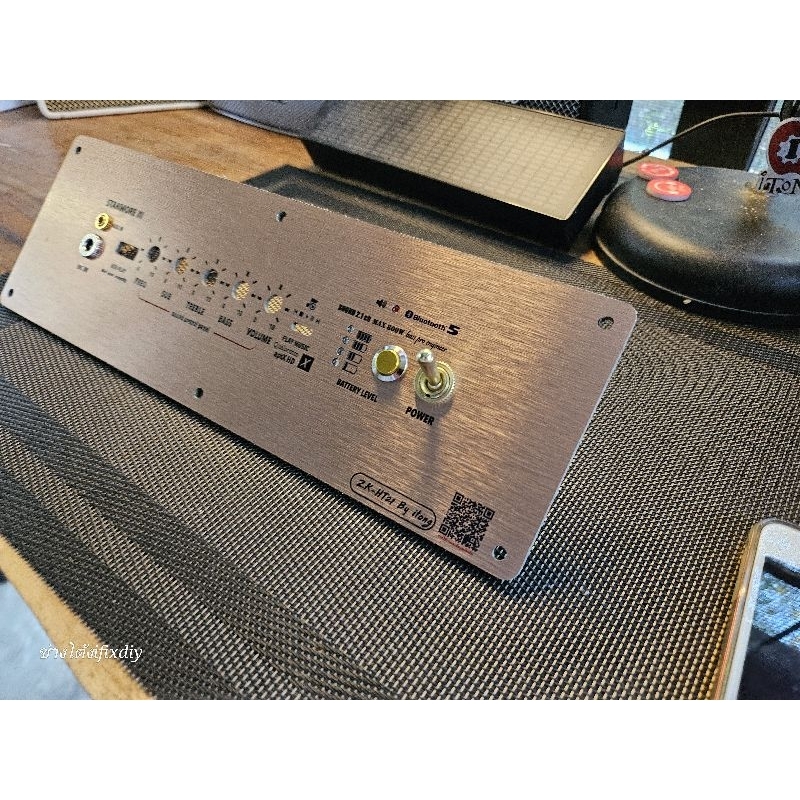 แผ่นเพลท HT21 พร้อมอุปกรณ์ ลำโพงบลูทูธDiy สีทองแดง