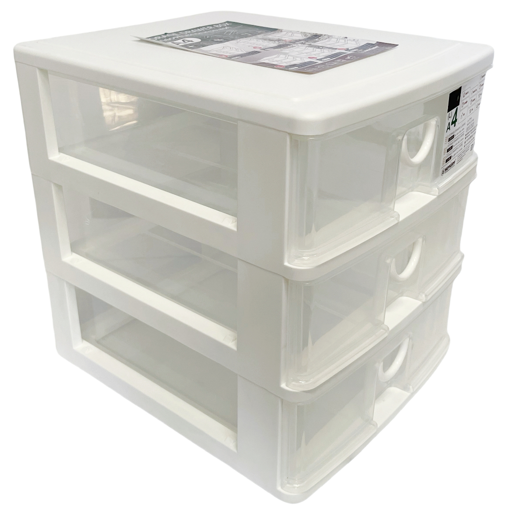 Keyway กล่องลิ้นชัก กล่องเก็บของ (ใส่กระดาษA4ได้) รุ่น CJ-30 , CJ-40