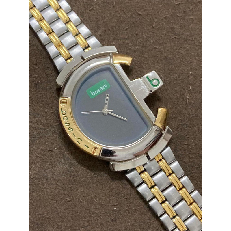 เป็นนาฬิกาที่ Designer ออกแบบมามันมากๆ Vintage Watch BOSSINI B-623 Z-GEAR 1993’s Quartz 33mm