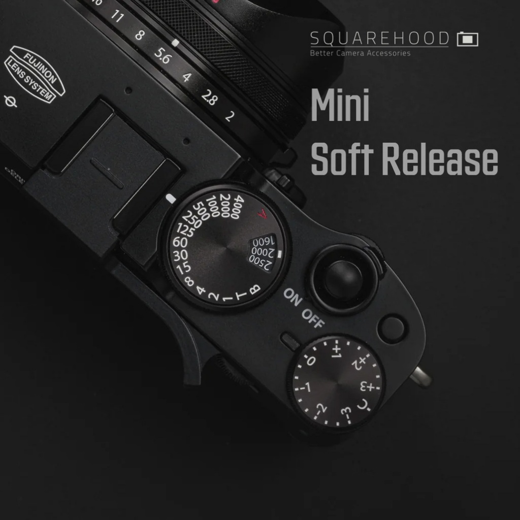 Mini Soft Release ปุ่มชัตเตอร์ขนาดเล็ก SquareHood