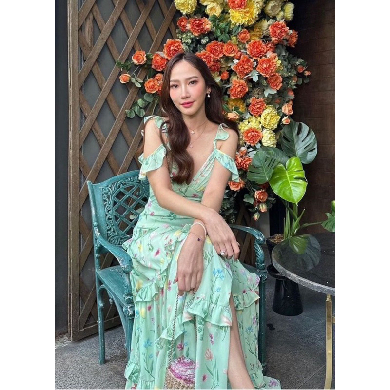 #A19 เดรสยาว ชุดเที่ยวทะเล เดรสน่ารักๆ