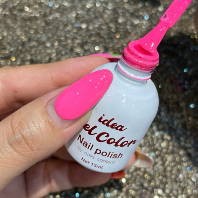 (Ia7) สีเจลชมพูบาร์บี้แบบจบๆ สวยมากๆ 1 สี รวมความชมพูหวานๆ (ต้องอบนะคะ)