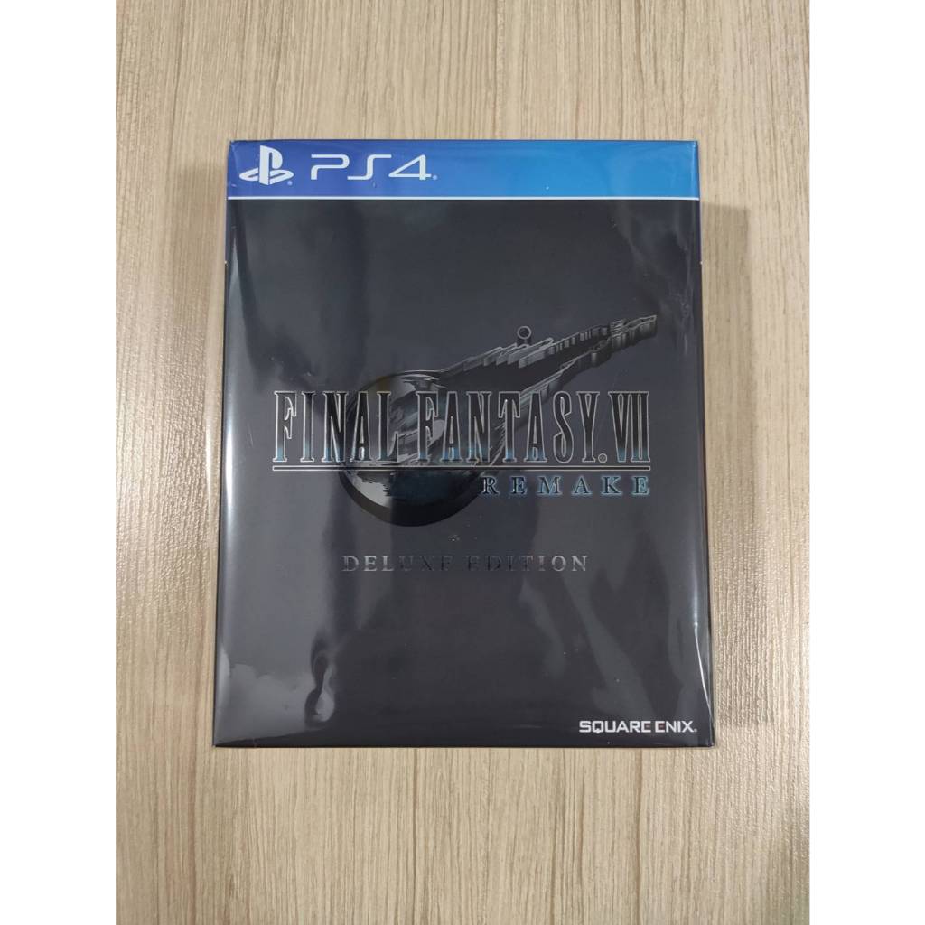 มือสอง PS4 Final Fantasy FF 7 VII Remake Deluxe Edition Zone 3 สภาพดี steelbook กล่องเหล็กมีลอกออกเล็กน้อยตามรูป