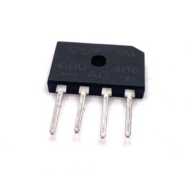 diode GBU406 4.0A 600 V  GLASS PASSIVATED BRIDGE RECTIFIER