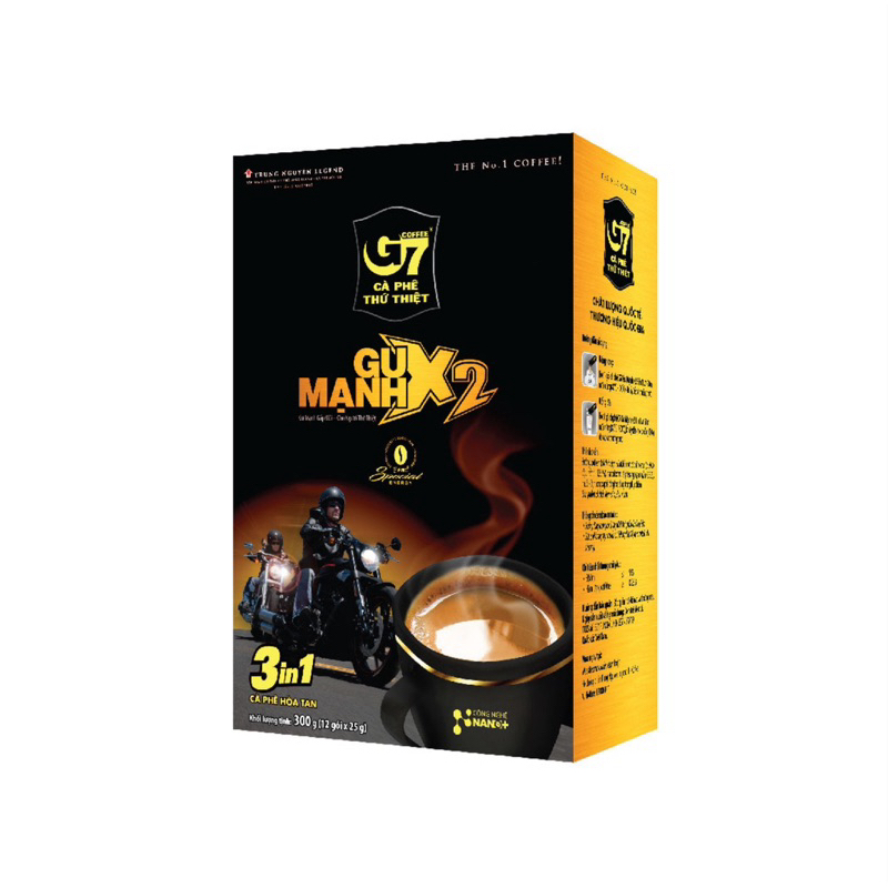 กาแฟสำเร็จรูป 3 in 1 Double strong X2 ของแท้จากเวียดนาม