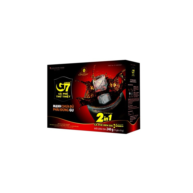 กาแฟดำ G7 2 in 1 ของแท้จากเวียดนาม