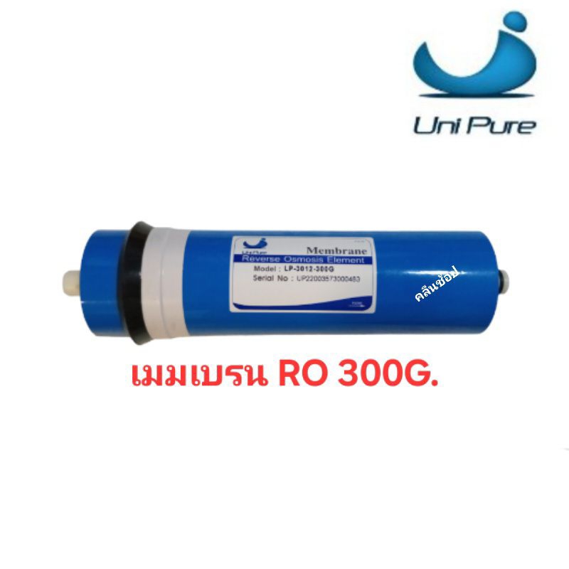 ไส้กรองเมมเบรน RO 300 G. Unipure