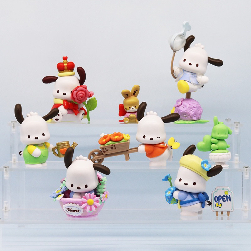 โมเดล กาชาปอง ตัวการ์ตูนโปเชคโกะ Pochacco (เซ็ต7ตัว)