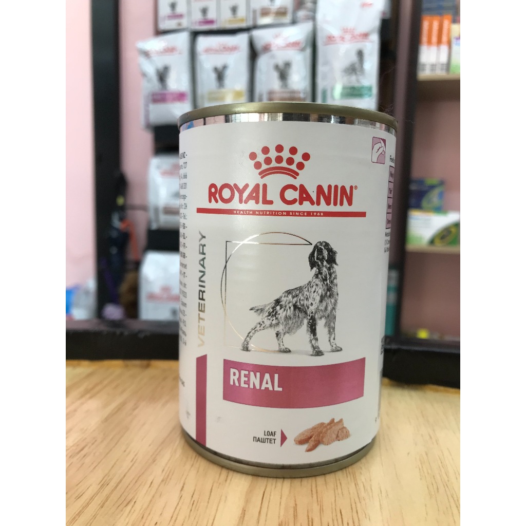 Renal Royal canin 410g อาหารสำหรับสุนัขโรคไต ประกอบการรักษาสุนัขที่มีภาวะโรคไตเรื้อรัง