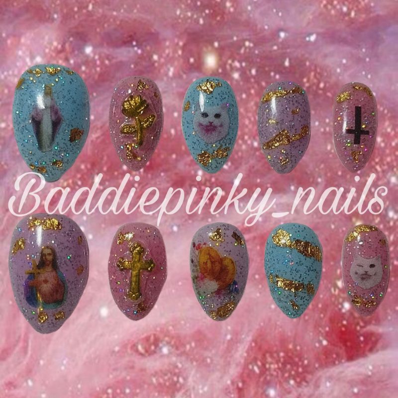 ꒰⁠ พร้อมส่ง ꒱ ~ Jesus nails 💘