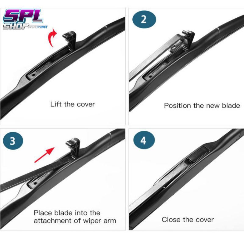 [1คู่LG1]ใบปัดน้ำฝน ตรงรุ่น TOYOTA VIOS,YARIS YARIS ATIV ปี2004-2024 [14"+24]" ตรงรุ่นใส่ได้เลย สินค้าพร้อมจัดส่ง