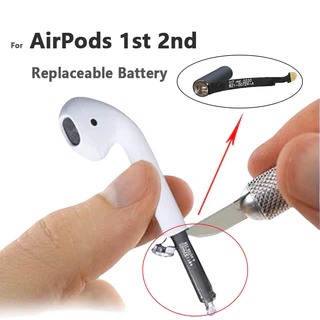 ของแท้ ชุดหูฟังบลูทูธไร้สาย AirPods Pro 1 2 3 Generations แบตเตอรี่ 45230 25mah Lithium Ion A1604 A1523 A1722 A2031 (แบต
