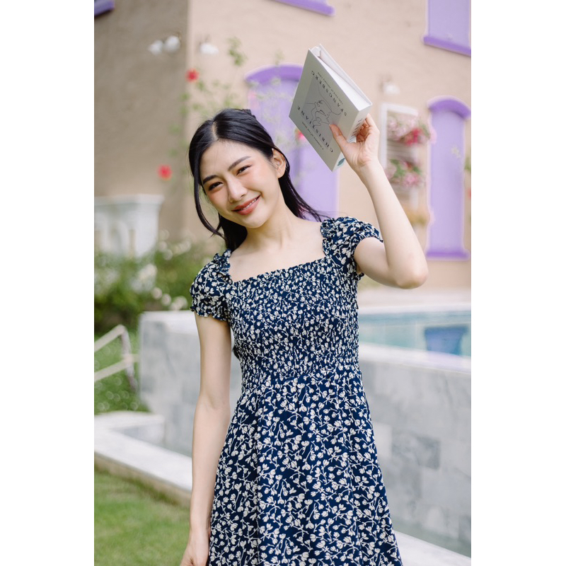 Nooch.Closet : Alinda Navy Dress