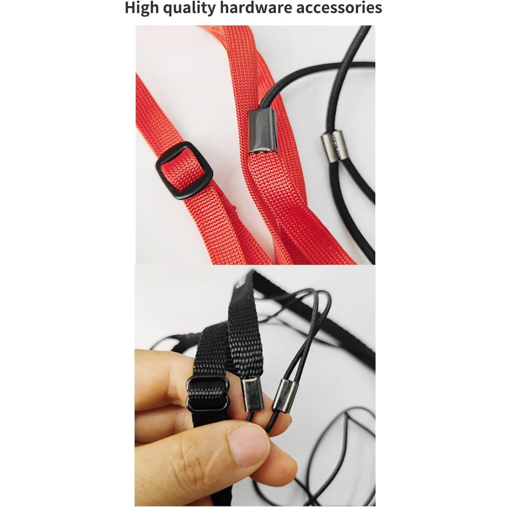 MOCHOME Bird Harness Adjustable เชือกจูงสัตว์เลี้ยง แบบนิ่ม ปรับได้ กันกัด ฝึกบิน สําหรับนก นกแก้ว parrot เอี๊ยมนก เชือก รูปที่ 7
