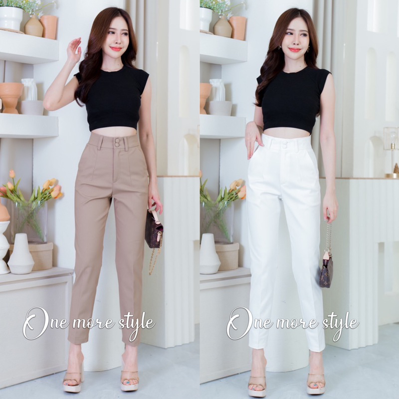 แบบใหม่ S-XXL กางเกงทำงานขากระบอกเล็ก8ส่วนผ้าดับเบิ้ลพร้อมส่ง ️ – โปรปัง