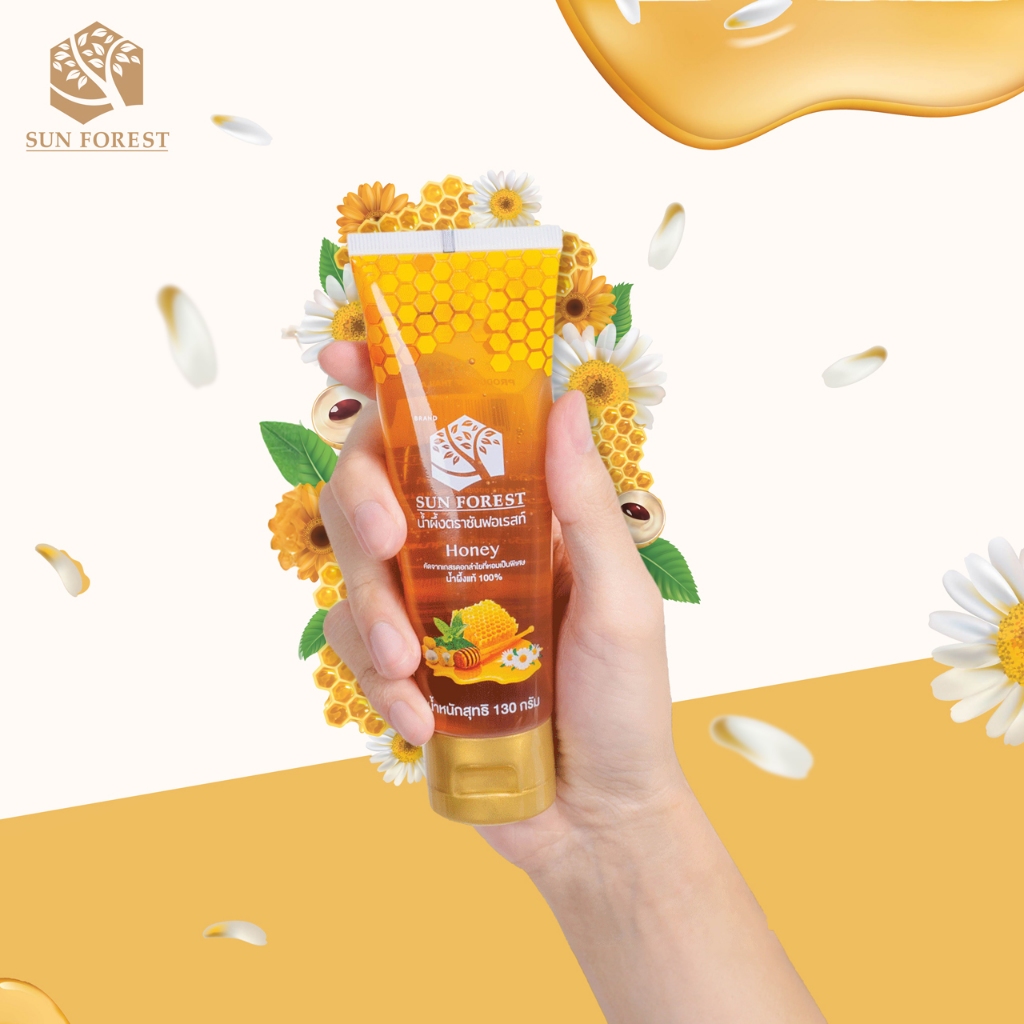 [พร้อมส่ง] น้ำผึ้ง Sun Forest 130 กรัม