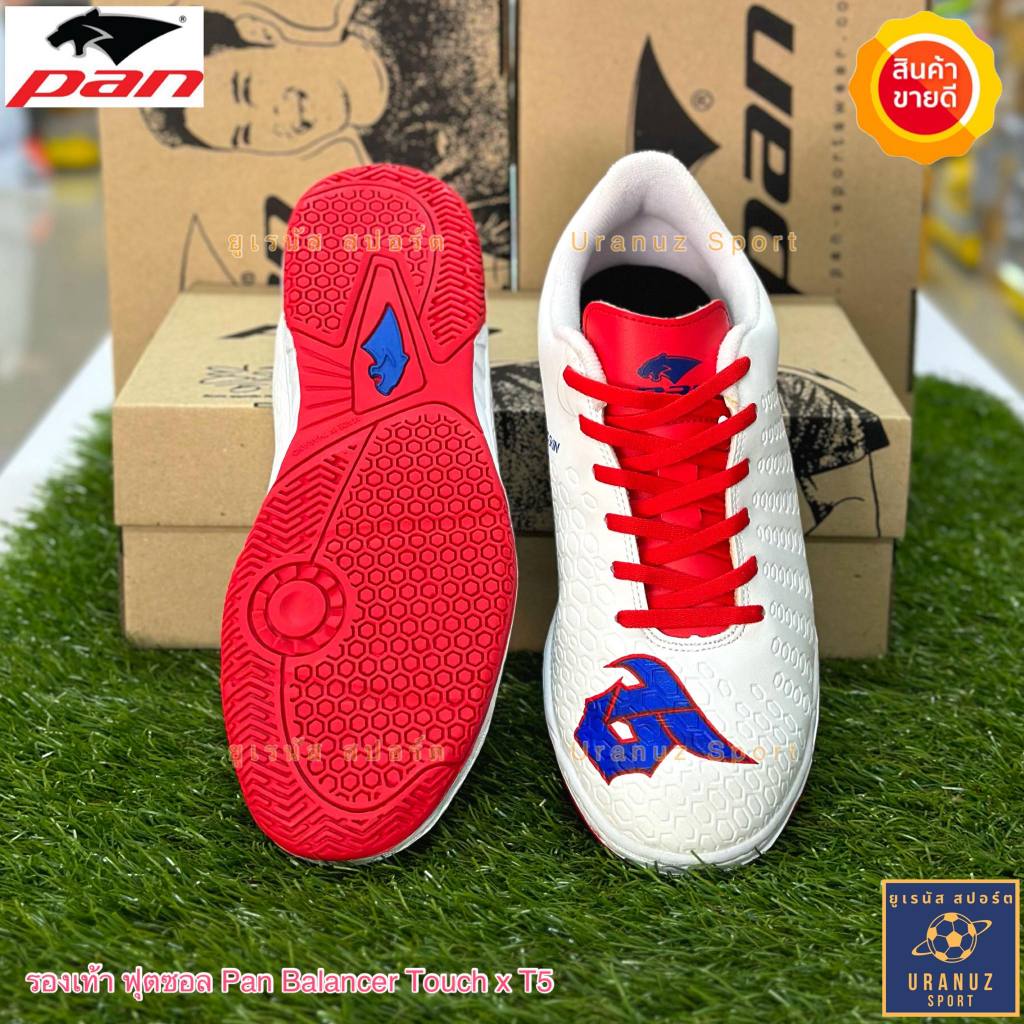 PAN รองเท้าฟุตซอล ธีราทร T5 (ใหม่ล่าสุด พร้อมส่ง ลิขสิทธิ์แท้) รองเท้า ฟุตซอล แพน ฟุตบอล Futsal Shoes