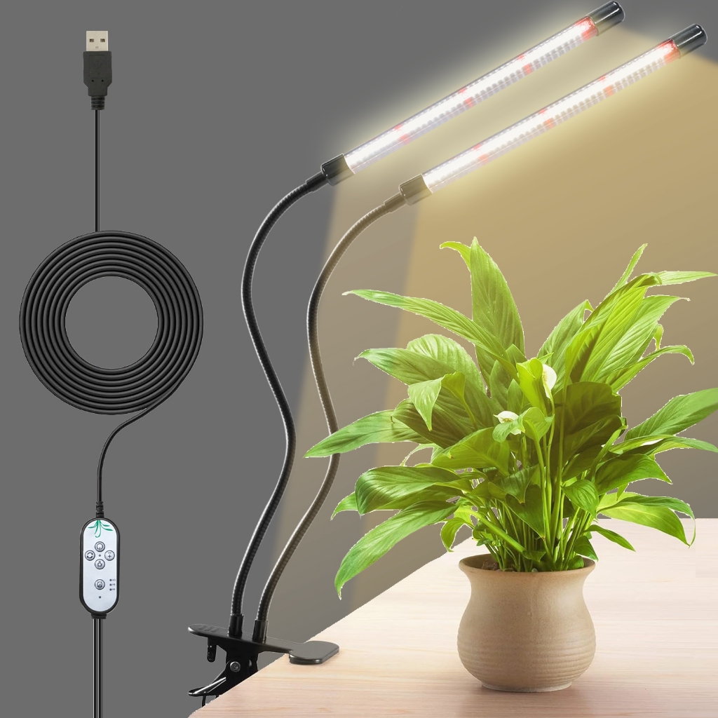 100W 5V ไฟบาร์ปลูกต้นไม้ led chip ปรับความสว่างได้ ฟังก์ชั่น Timing ใช้ไฟจากUSB ไฟช่วยต้นไม้ตัวเร็ว