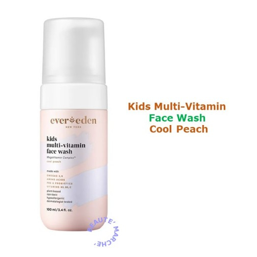 EVEREDEN- Kids Multi-Vitamin Face Wash Cool Peach (100 ml
